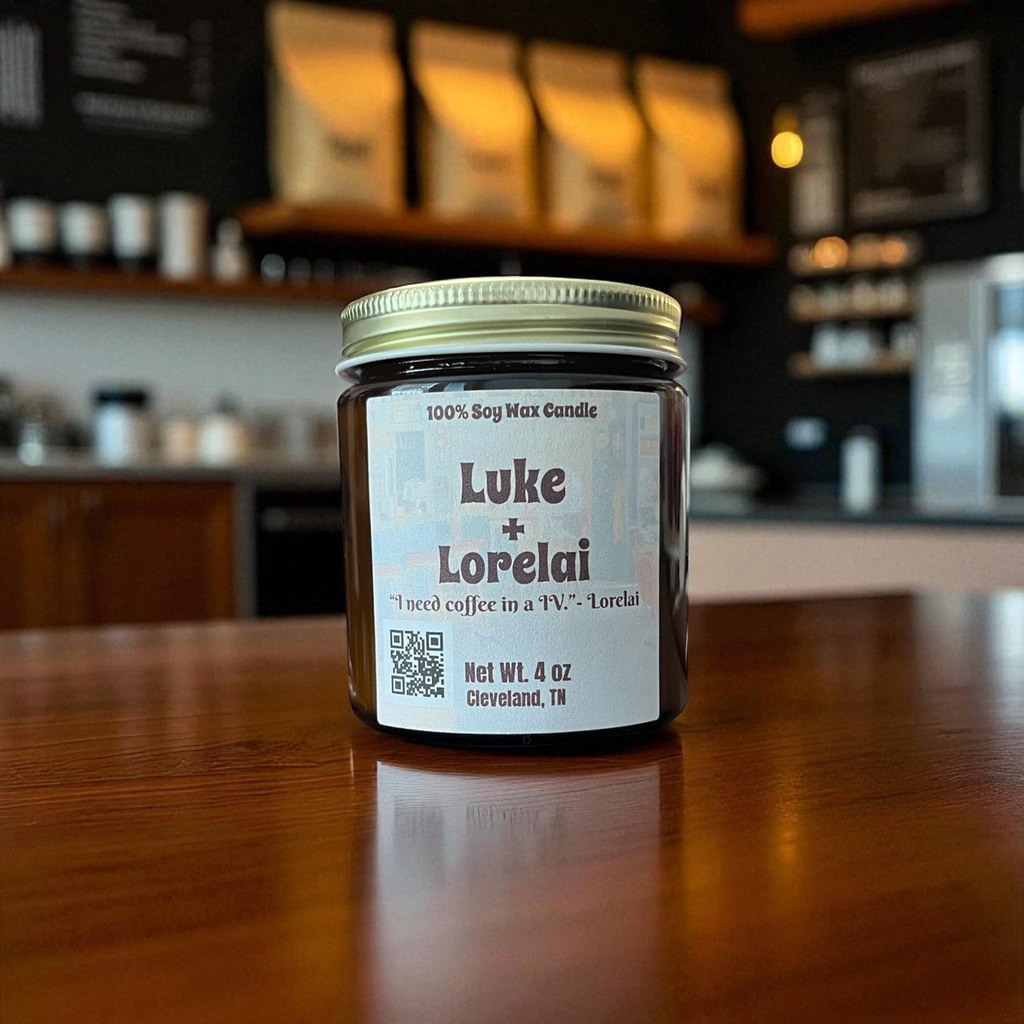 Luke + Lorelai: Mini Soy Wax Candle (4oz)
