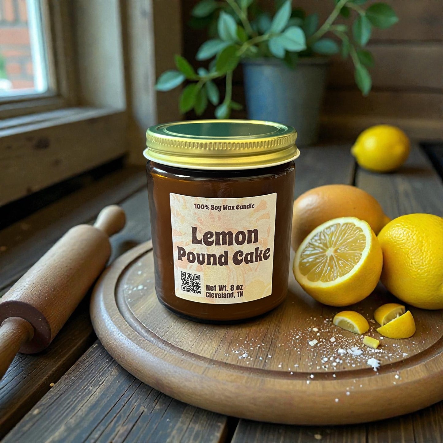 Lemon Pound Cake: 8 oz