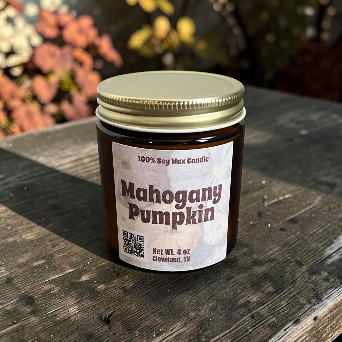 Mahogany Pumpkin: Mini Candle