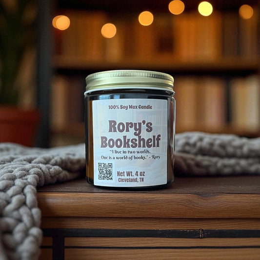 Rory’s Bookshelf: Mini Soy Wax Candle (4oz)